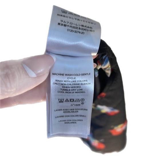 Lauren Ralph Lauren BLACK Label Fayella Printed Shirt Maxi Dress pockets Size 4 - Picture 8 of 15